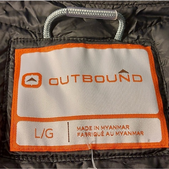 Outbound Black Lightweight Jacket, Size L - Picture 6 of 6